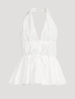 Ceana Poplin Halter Top