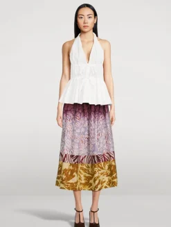 Ceana Poplin Halter Top