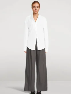 Cenny Belted Poplin Shirt