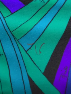 Chain-Trimmed Bikini Bottom In Iride Print