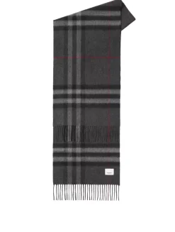 Check Cashmere Scarf