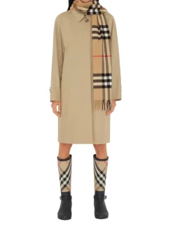 Check Cashmere Scarf