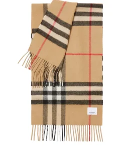 Check Cashmere Scarf