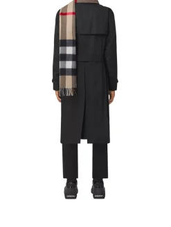 Check Cashmere Scarf