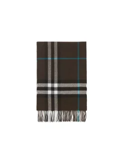 Check Cashmere Scarf