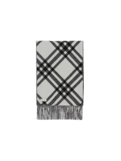 Check Cashmere Scarf
