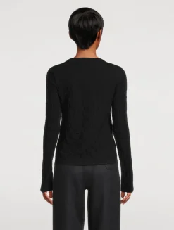 Check Jacquard Sweater