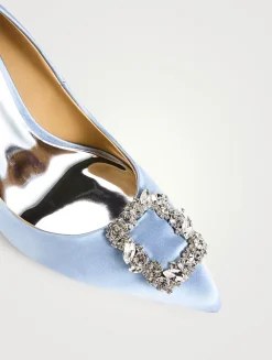 Cher Embellished Satin Pumps