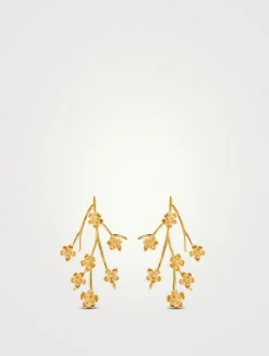 Cherry Blossom Branch Earrings