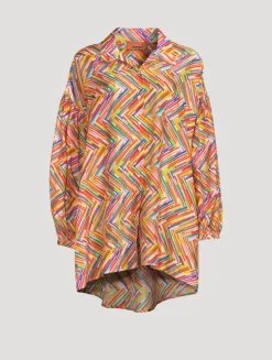 Chevron Cover-Up Shirt