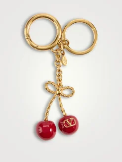 Chez Valentino Metal And Enamel Bag Charm