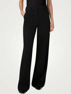 Chiaro Straight-Leg Jersey Trousers