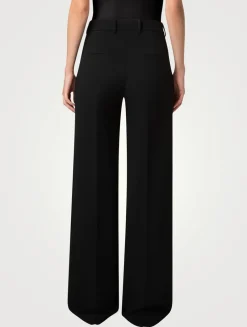 Chiaro Straight-Leg Jersey Trousers