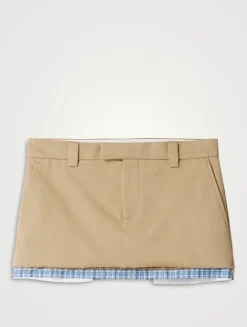 Chino Miniskirt
