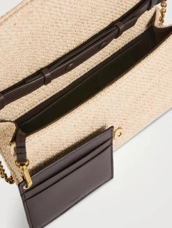 Chloé Iconic Raffia Wallet-On-Chain