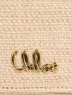 Chloé Iconic Raffia Wallet-On-Chain