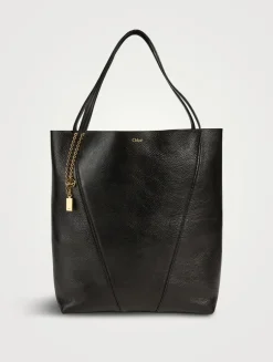Chloé Spin Leather Tote Bag