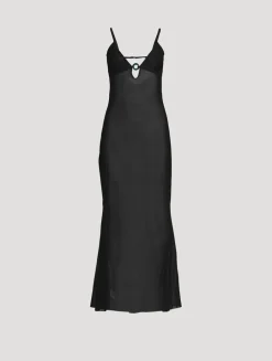 Cindy Ring Mesh Maxi Dress