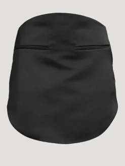 Circle Satin Mini Skirt