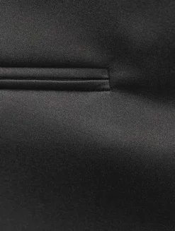 Circle Satin Mini Skirt