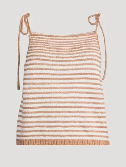 Claire Stripe Jacquard Knit Tank Top