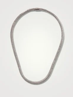 Classic Chain 6.5mm Sterling Silver Necklace