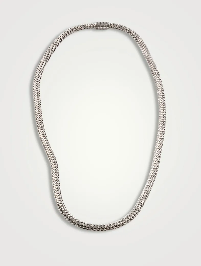 Classic Chain 5mm Sterling Silver Necklace