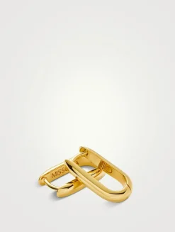 Classic Ovate Hoop Earrings