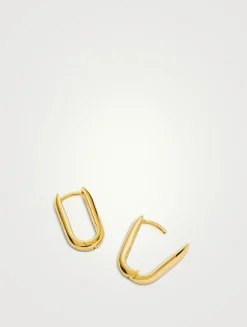 Classic Ovate Hoop Earrings