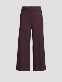 Classic Stretch Wool Suit Pants