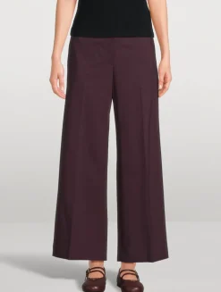 Classic Stretch Wool Suit Pants