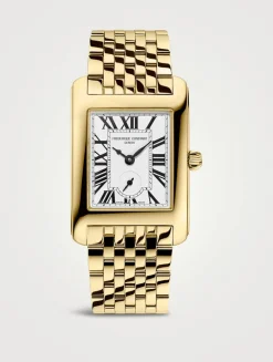 Classics Carrée Gold-Tone Stainless Steel Bracelet Watch
