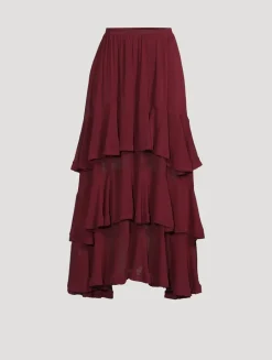 Clementine Tiered Maxi Skirt