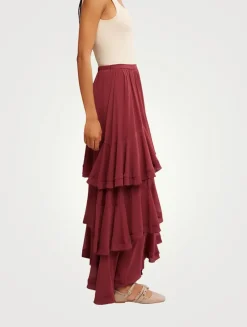 Clementine Tiered Maxi Skirt