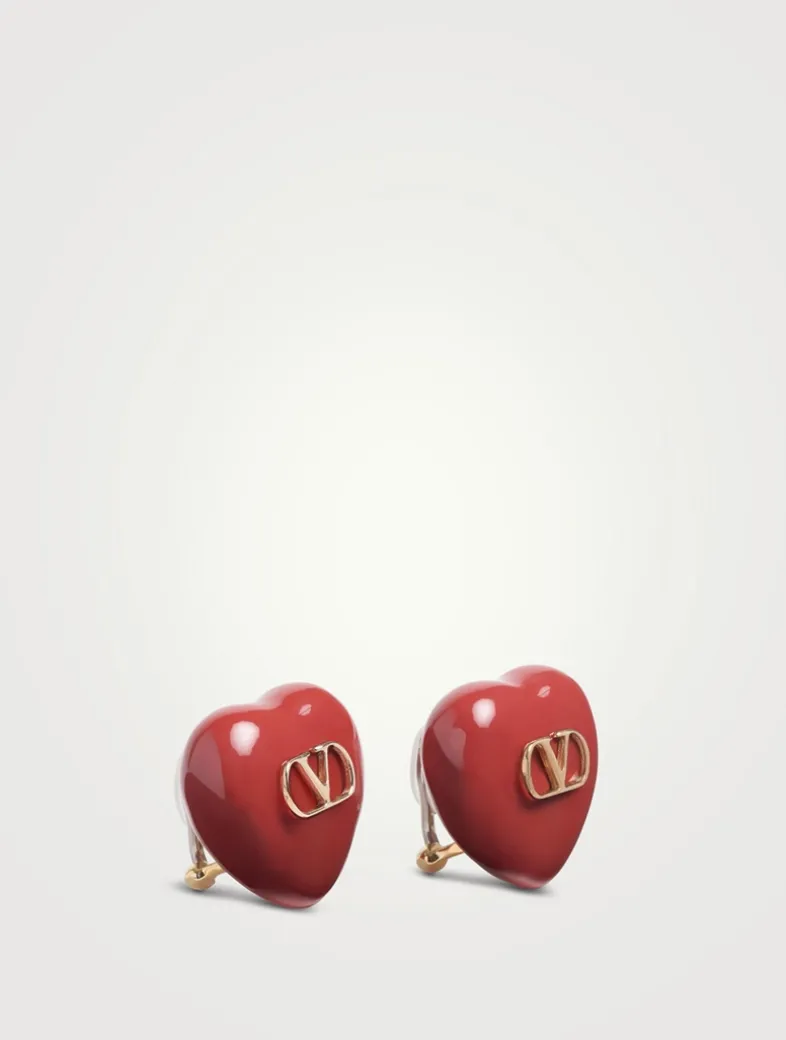 Coeur Royal Clip-On Earrings