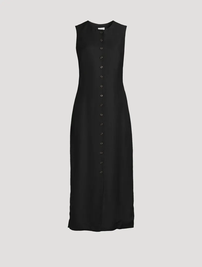 COH x Argent Button Midi Dress