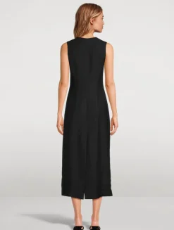 COH x Argent Button Midi Dress