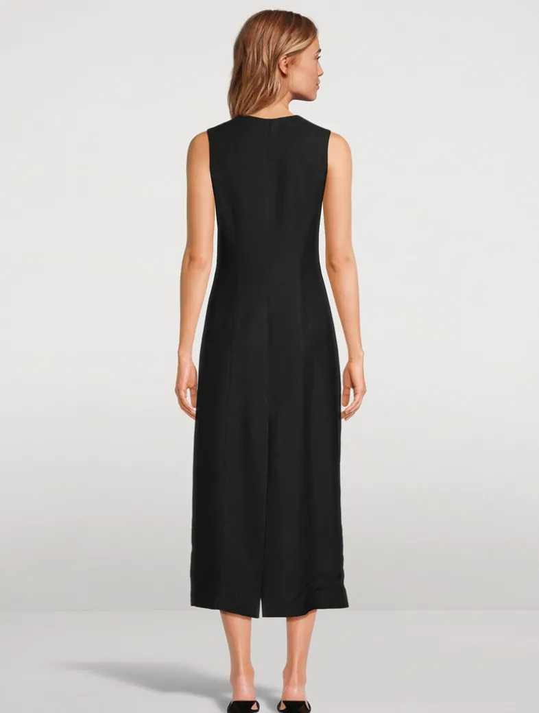 COH x Argent Button Midi Dress