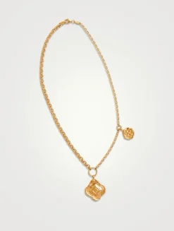 Colliding Compass Necklace