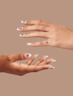 Colour Nail Art Tattoos