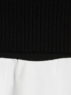 Colourblock Knit Midi Dress