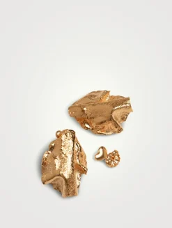 Coming Alive Of Sculpture Earrings