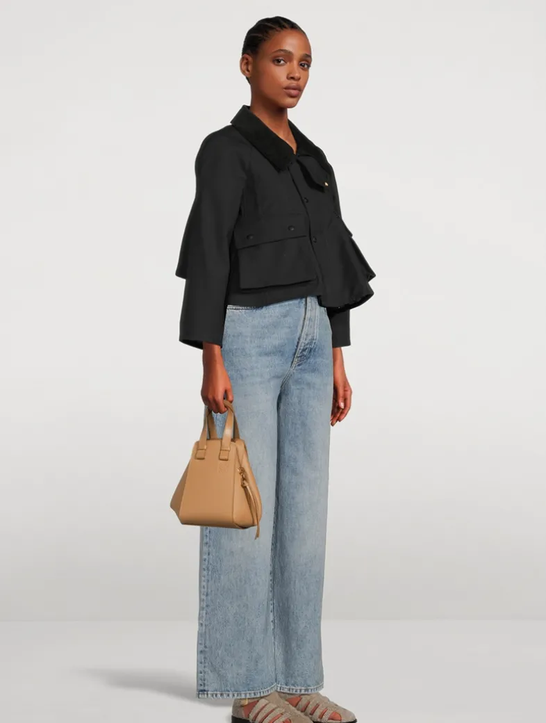 Compact Hammock Leather Bag