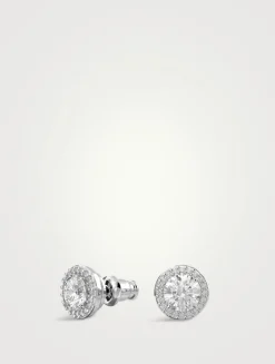 Constella Pavé Crystal Stud Earrings