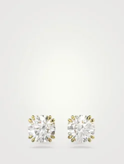 Constella Round Crystal Stud Earrings