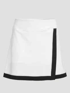 Contrast Sport Mini Skirt