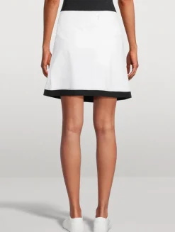 Contrast Sport Mini Skirt