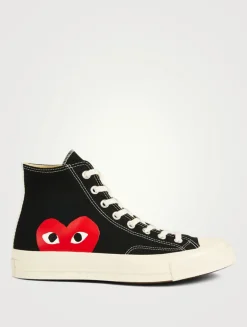 CONVERSE X CDG PLAY Chuck Taylor '70 High-Top Sneakers