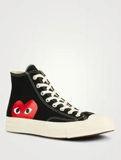 CONVERSE X CDG PLAY Chuck Taylor '70 High-Top Sneakers