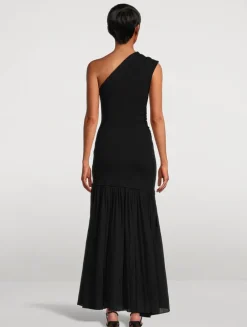 Cora One-Shoulder Maxi Dress